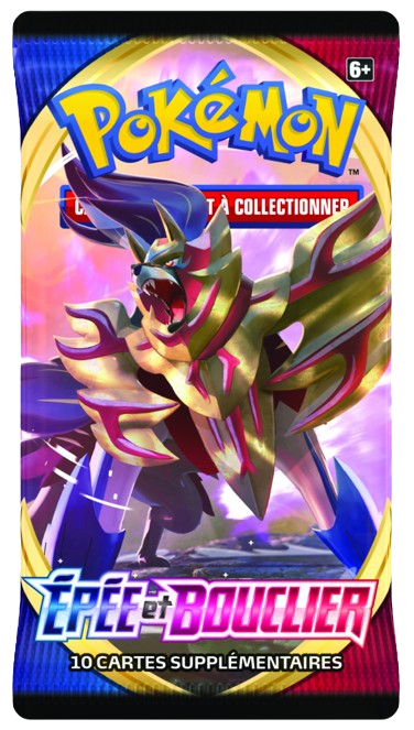 Pokémon - Booster Epée & Bouclier EB01 Epée et Bouclier Illustration Zamazenta - 2020 - FR