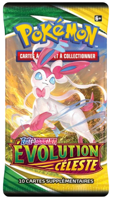Pokémon - Booster Epée & Bouclier EB07 Evolution Céleste Illustration Nymphali - 2021 - FR