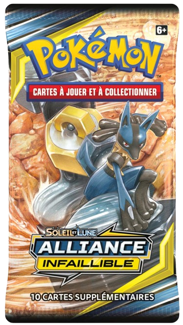Pokémon - Booster SL10 Alliance Infaillible illustration Lucario & Melmetal - 2019 - FR