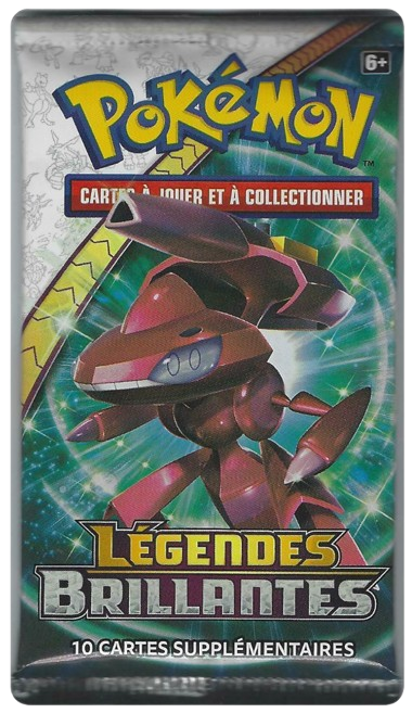 Pokémon - Booster SL3.5 Légendes Brillantes illustration Genesect - 2017 - FR