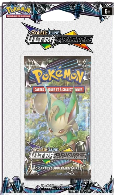 Pokémon - Booster sous Blister Soleil & Lune SL05 Ultra Prisme illustration Phyllali - 2018 - FR