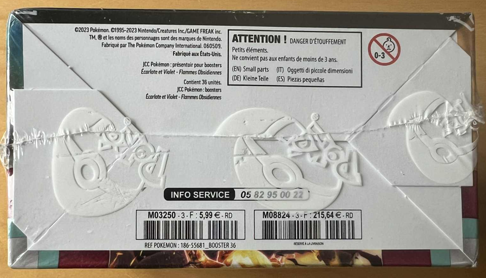 Pokémon - Display EV03 Flammes Obsidiennes - 2023 - FR