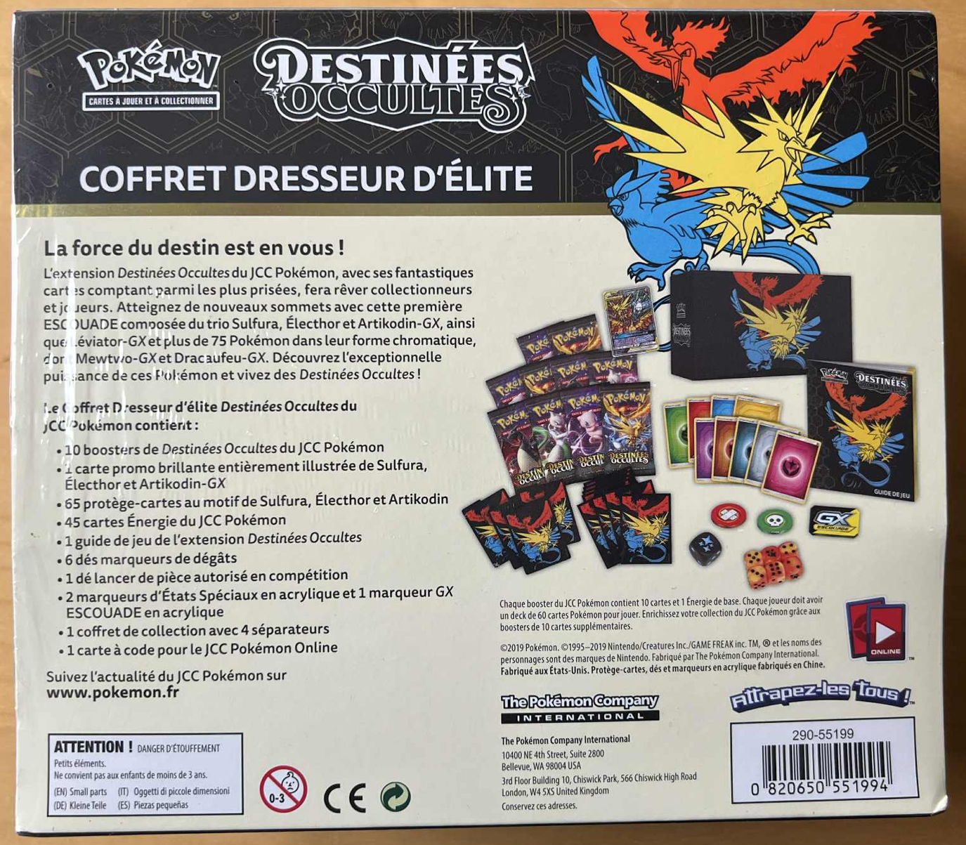 Pokémon - ETB SL11.5 Destinées Occultes - 2019 - FR