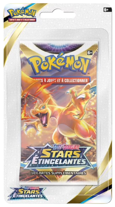Pokémon - Boosters sous Blister EB09 Stars Etincelantes illustration Dracaufeu - 2025 - FR