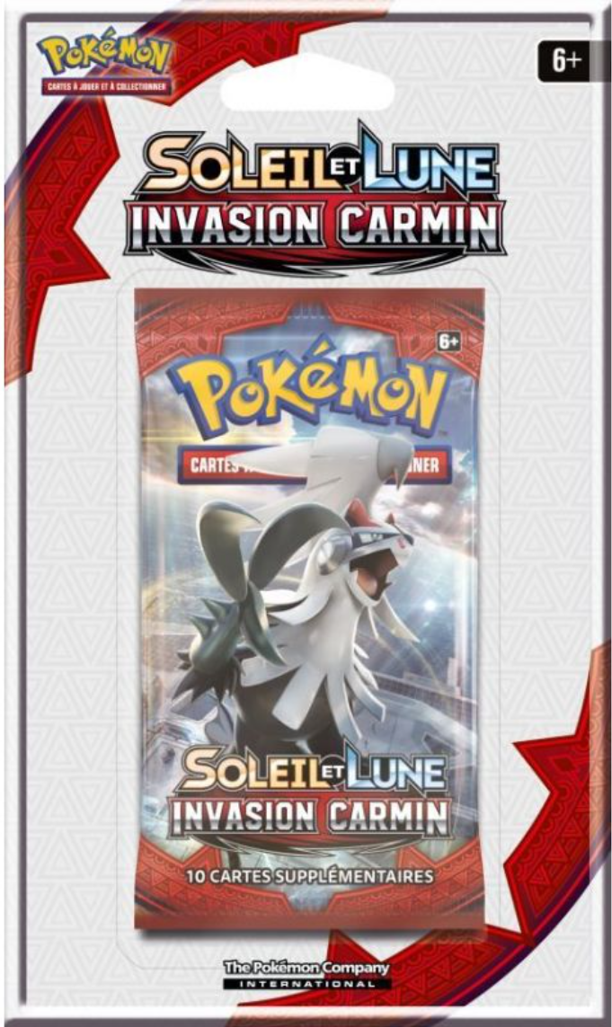 Pokémon - Booster sous Blister SL04 Invasion Carmin illustration Silvallié - 2017 - FR