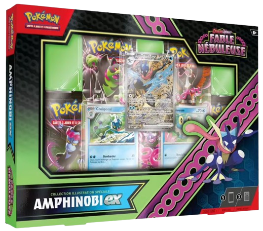 Pokémon - Coffret EV6.5 Fable Nébuleuse Collection Illustration Spéciale Amphinobi Ex - 2024 - FR