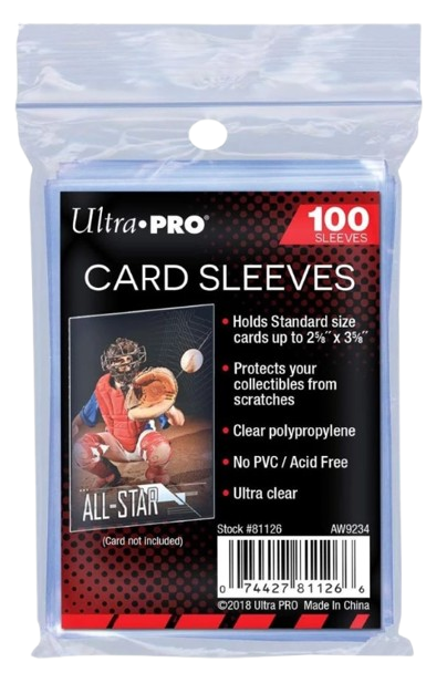 Paquet de 100 sleeves standard Ultra Pro